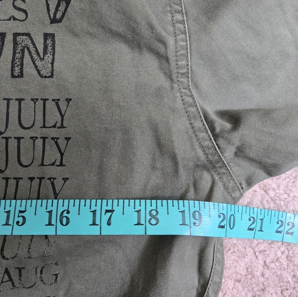 SHINE ORIGINAL Snake Charmer Men's Army Green Patchwork Jacket. Size Small - Picture 13 of 16